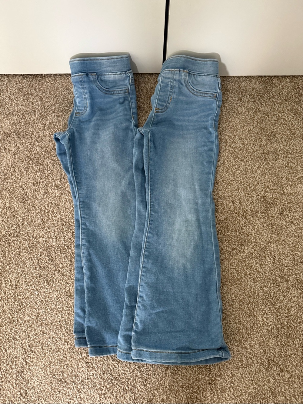 light wash flare jeans